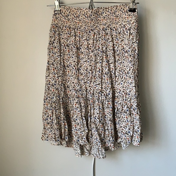 Madewell Floral Tie-Waist Tiered Mini Skirt - Picture 6 of 6